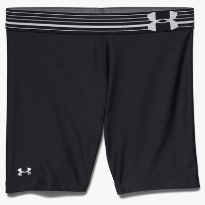 Under Armour Womens UA HeatGear Armour Base Layer Mid Shorts - Black - main image