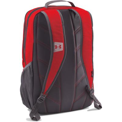 Under Armour Hustle Backpack - Red/Grey - main image