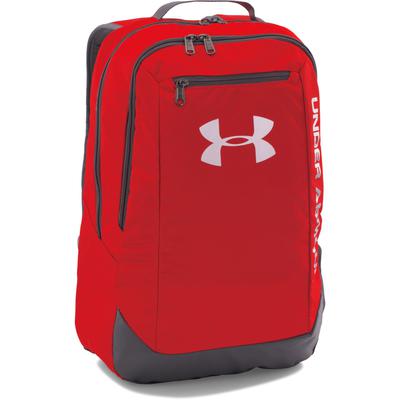 Under Armour Hustle Backpack - Red/Grey - main image