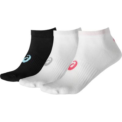 Asics Ped Socks (3 Pairs) - White/Black/Red - main image