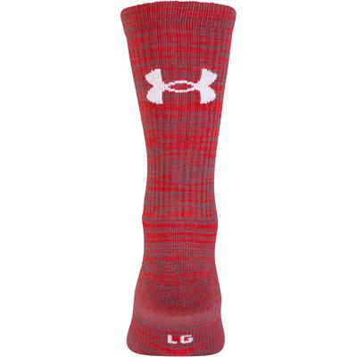 Under Armour Mens Twist Crew Socks (3 Pairs) - Red/Black/Blue - main image
