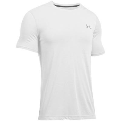 Under Armour Mens Fitted Threadborne Tee - White - main image