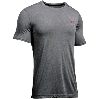 Under Armour Mens Fitted Threadborne Tee - Grey - main image