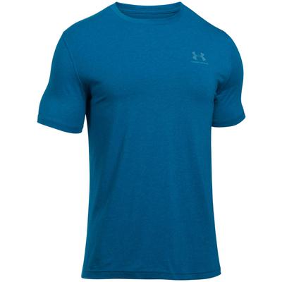 Under Armour Mens Fitted Threadborne Tee - Blackout Navy - main image