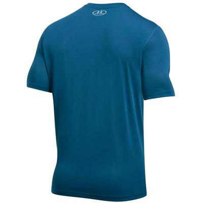 Under Armour Mens V-Neck Threadborne Tee - Blackout Navy - main image