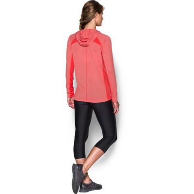 Under Armour Womens Threadborne Train Twist Hoodie - Pomegranate - main image
