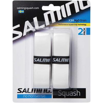 Salming H2O Drain Replacement Grips (Pack of 2) - White