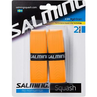 Salming H2O Drain Replacement Grip (2 Pack) - Orange - main image
