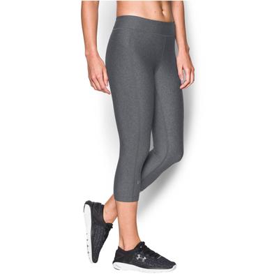 Under Armour Womens HeatGear Capri - Carbon Heather - main image