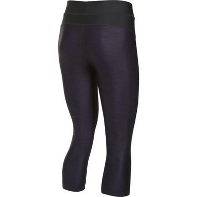 Under Armour Womens HeatGear Printed Capri - Imperial Purple - main image