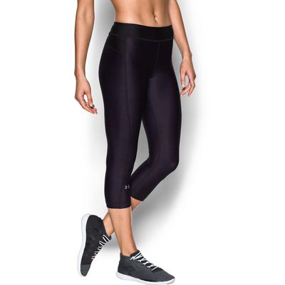 Under Armour Womens HeatGear Printed Capri - Imperial Purple - main image