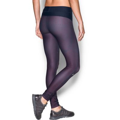 Under Armour Womens HeatGear Printed Leggings - Midnight Navy - main image