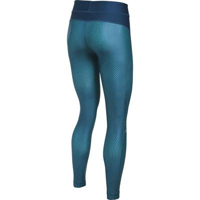 Under Armour Womens HeatGear Printed Leggings - Blackout Navy - main image