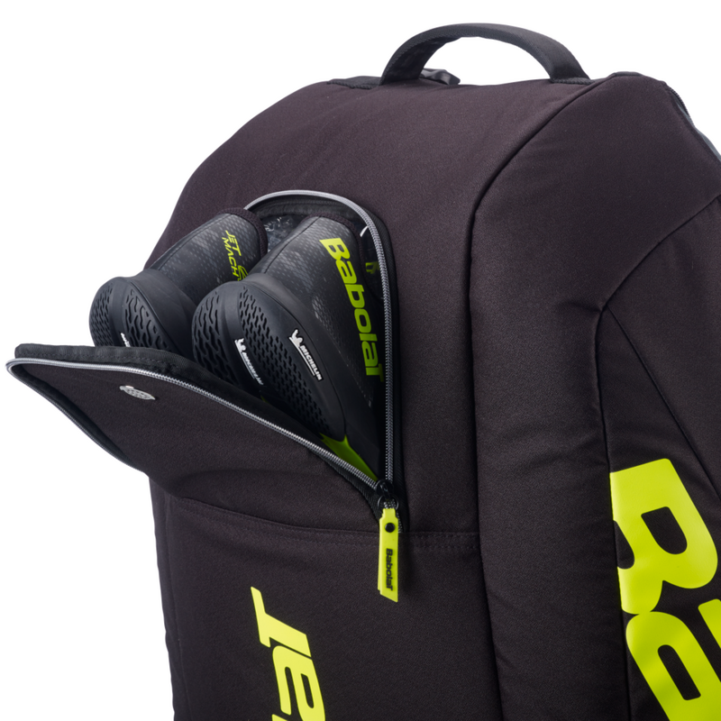Babolat RH12 Pure Aero Racket Bag - Metallic Grey/ Black/ Fluo Yellow - main image