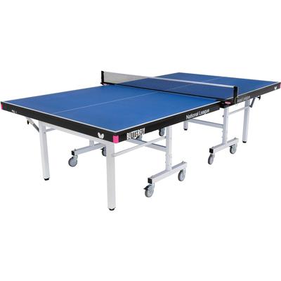 Butterfly National League Rollaway Indoor Table Tennis Table (25mm) - Blue - main image