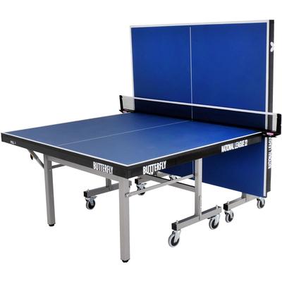 Butterfly National League Rollaway Indoor Table Tennis Table (22mm) - Blue - main image