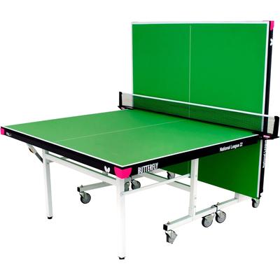 Butterfly National League Rollaway Indoor Table Tennis Table (22mm) - Green - main image