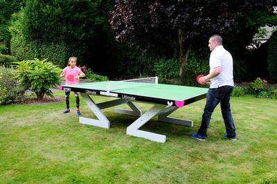 Butterfly Ultimate Outdoor Table Tennis Table (18mm) - Green - main image
