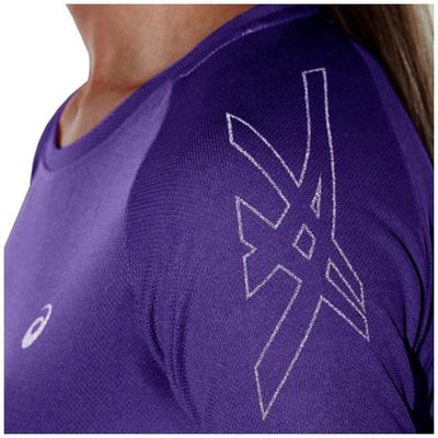 Asics Womens Liteshow Graphic Running Top - Purple Berry - main image