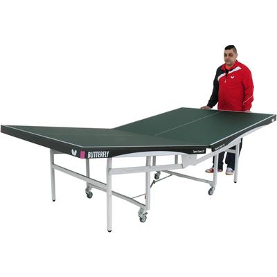 Butterfly Space Saver Rollaway Indoor Table Tennis Table (22mm) - Green - main image
