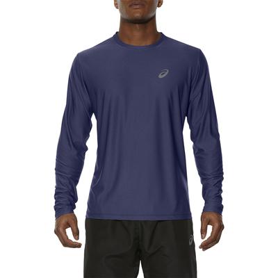 Asics Mens Long Sleeve Running Top - Indigo Blue - main image