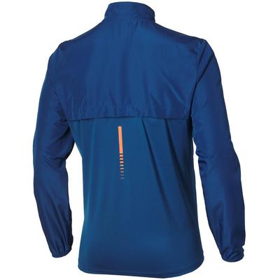 Asics Mens Woven Running Jacket - Poseidon Blue - main image