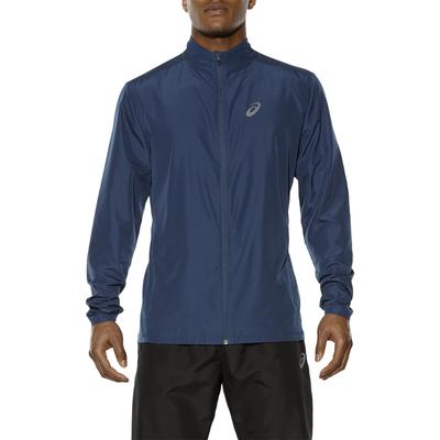 Asics Mens Woven Running Jacket - Poseidon Blue - main image