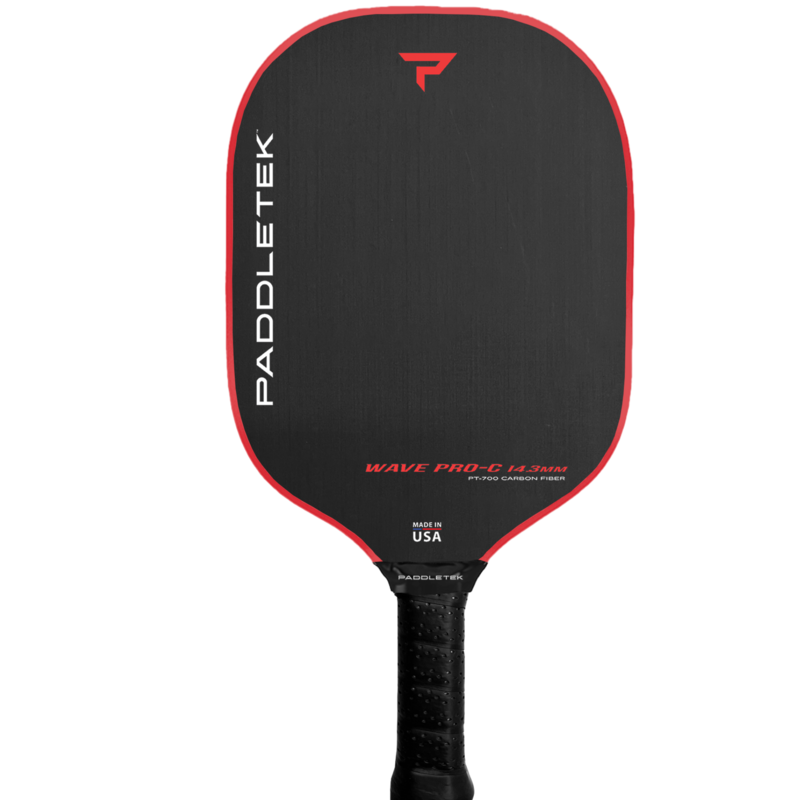 Paddletek Tempest Wave Pro-C 14.3mm Pickleball Paddle-Red - main image