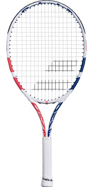 Babolat Drive 24 Inch Girls Tennis Racket - White/Coral - main image