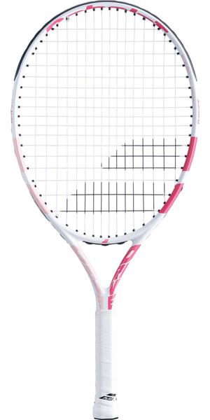Babolat Drive 23 Inch Girls Tennis Racket - White/Pink