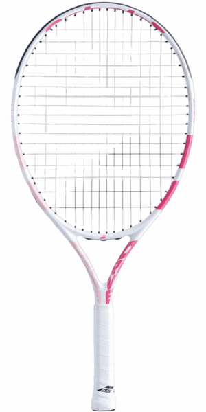 Babolat Drive 23 Inch Junior Tennis Racket - White/Pink - main image