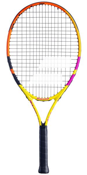 Babolat Nadal 25 Inch Junior Aluminium Tennis Racket - Yellow/Purple