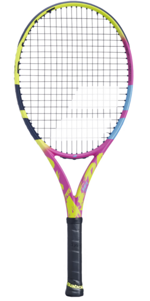 Babolat Pure Aero 26 Inch Junior Rafa Tennis Racket - Pink/Yellow - main image