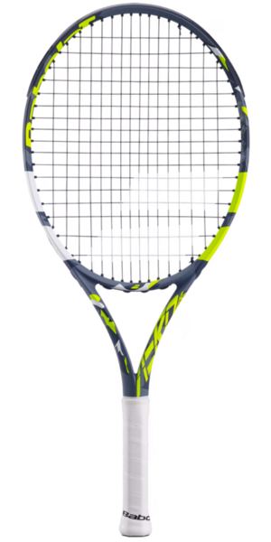 Babolat Aero 25 Inch Junior Tennis Racket - Grey/Lime - main image