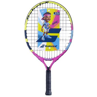 Babolat Nadal 19 Inch Junior Aluminium Tennis Racket (2024) - Pink/Yellow - main image
