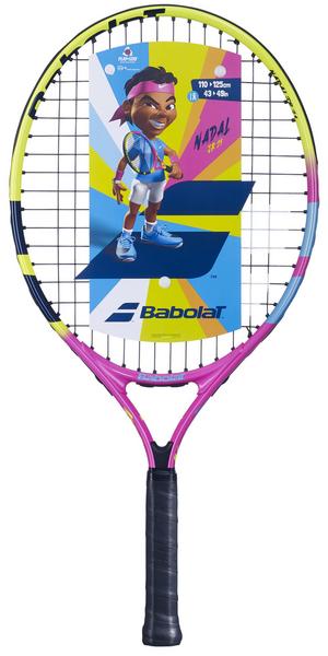 Babolat Nadal 21 Inch Junior Aluminium Tennis Racket (2024) - Pink/Yellow - main image