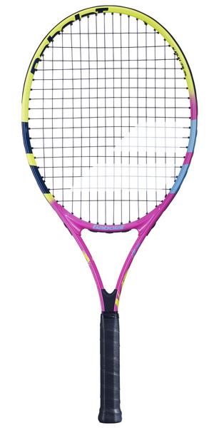 Babolat Nadal 25 Inch Junior Aluminium Tennis Racket (2024) - Pink/Yellow - main image