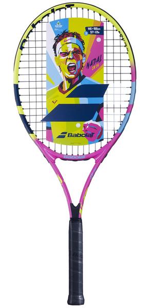 Babolat Nadal 26 Inch Junior Aluminium Tennis Racket (2024) - Pink/Yellow - main image