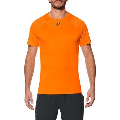 Asics Mens Athlete Cooling Top - Orange Pop - main image