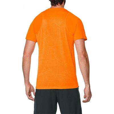 Asics Mens Athlete Cooling Top - Orange Pop - main image