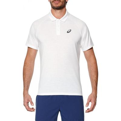 Asics Mens Club Tennis Polo - Real White - main image