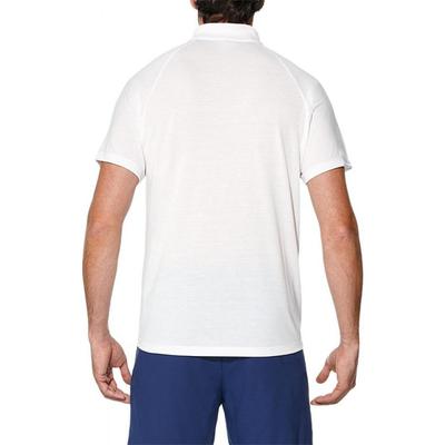 Asics Mens Club Tennis Polo - Real White - main image