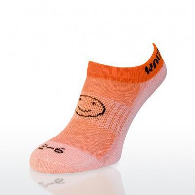 Wacky Sox Fluoro Trainer Socks (1 Pair) - Fluoro Orange