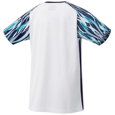 Yonex Kids 16589J T-Shirt - White/Navy Blue