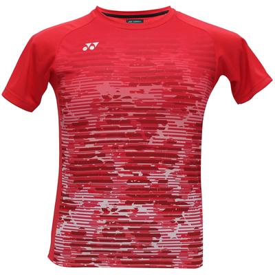 Yonex Kids Round Neck T-Shirt - Clear Red - main image