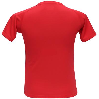 Yonex Kids Round Neck T-Shirt - Clear Red