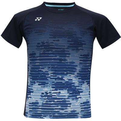 Yonex Kids Round Neck T-Shirt - Navy Blue - main image