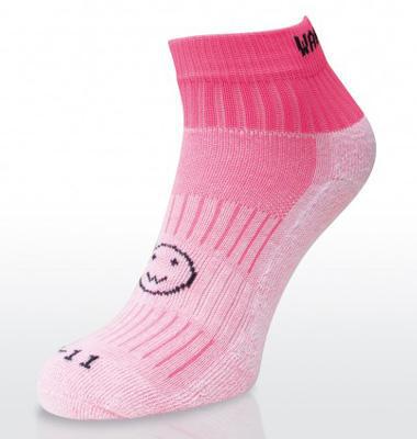 Wacky Sox Shorty Sporty Socks - Fluoro Pink - main image