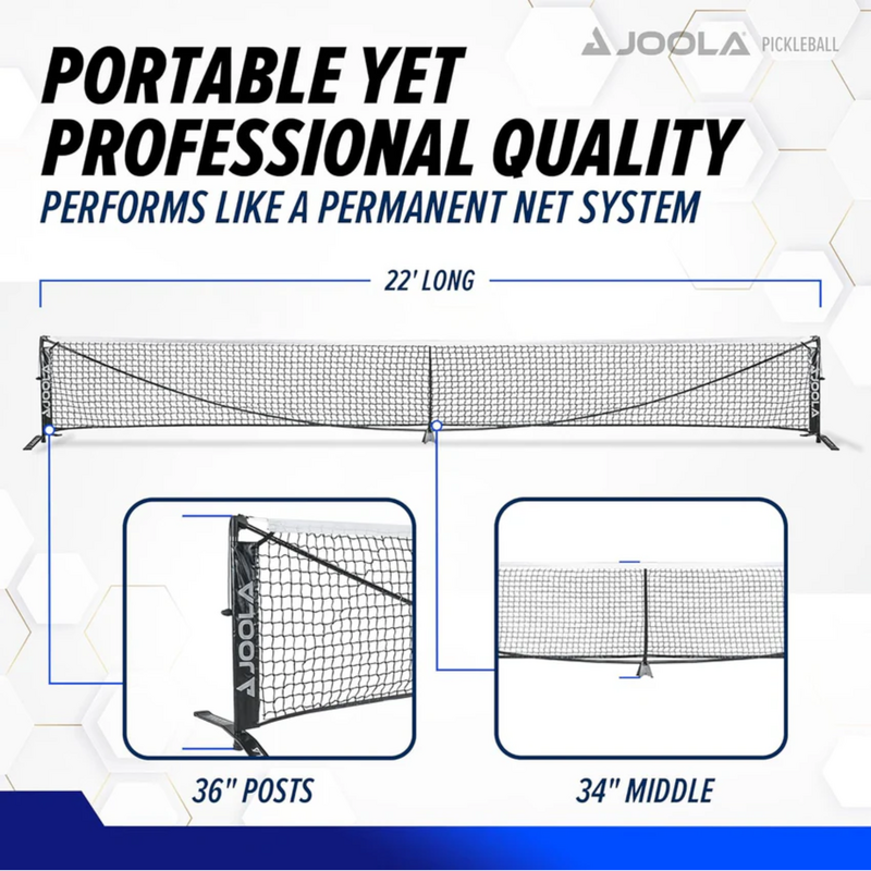 Joola Symmetry Pickleball Net - Black - main image
