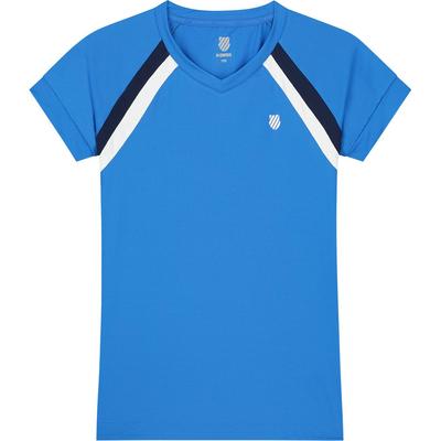 K-Swiss Girls Core Team Tennis Tee - Blue - main image